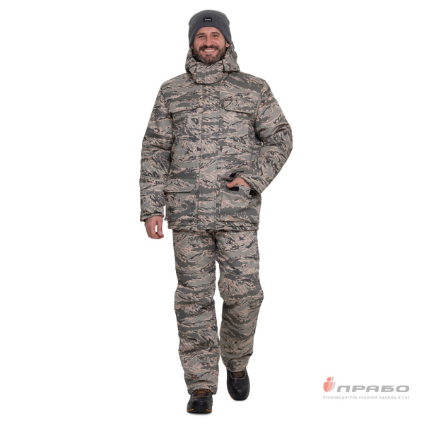 Костюм мужской утеплённый "Турист" КМФ легион (куртка и полукомбинезон)