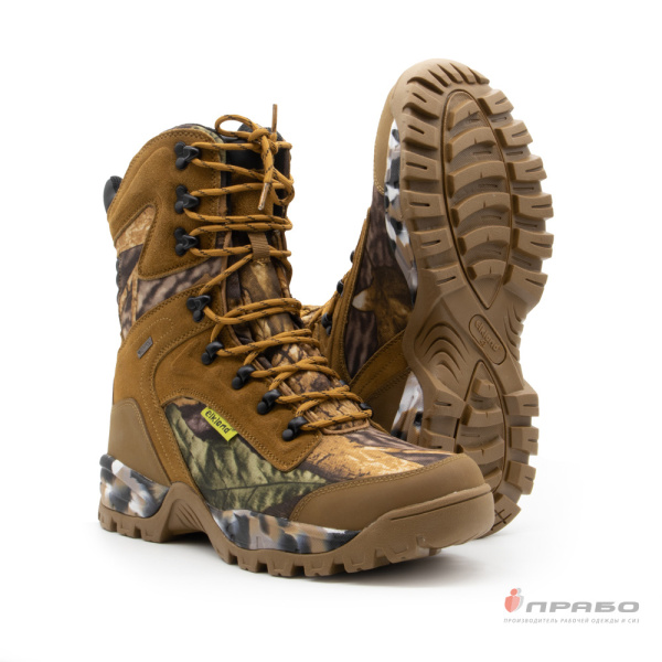 Ботинки мужские арт. 161 коричневый/кмф