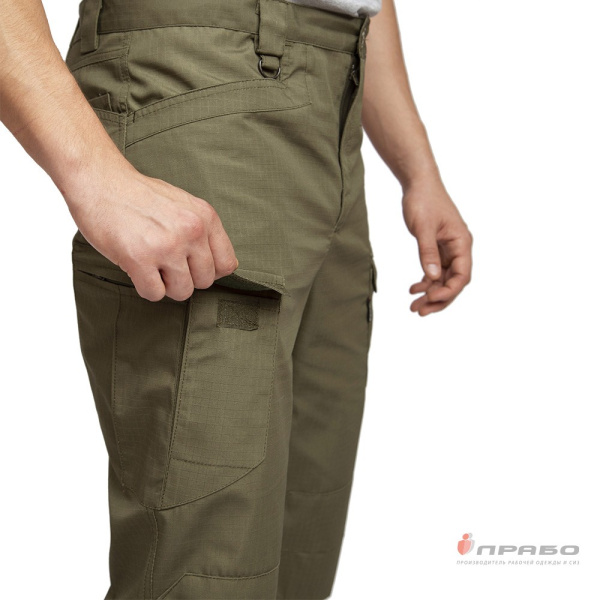 Шорты мужские "Камелот" из ткани рип-стоп хаки