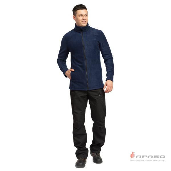 Куртка "Пикник" флисовая тёмно-синяя