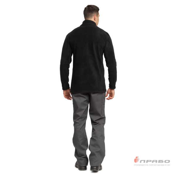 Куртка "Пикник" флисовая чёрная