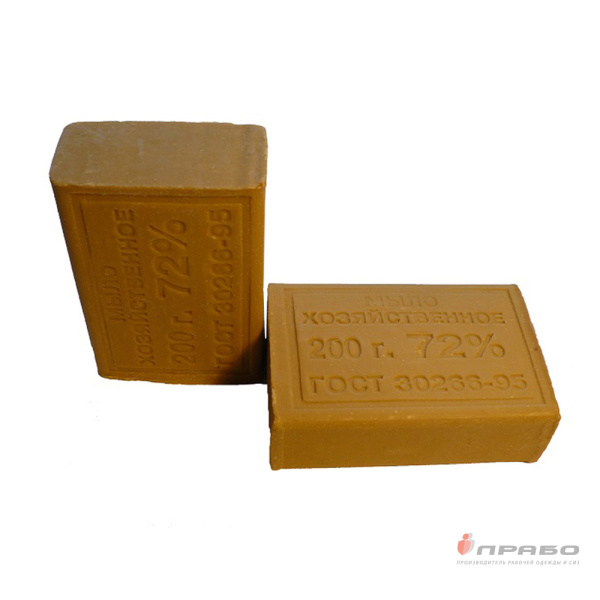 Мыло хозяйственное 72% (растительный жир), 200 г