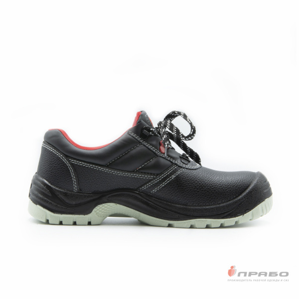 Полуботинки кожаные "Скорпион-1202М" с подошвой ПУ/ТПУ и МП чёрные
