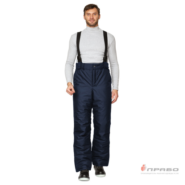 Брюки мужские утеплённые "Аляска Ультра" тёмно-синие