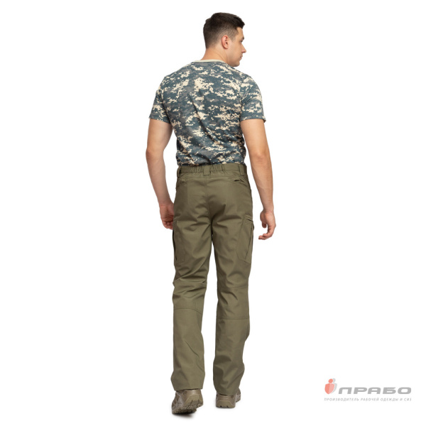 Брюки мужские "Камелот" из ткани рип-стоп хаки