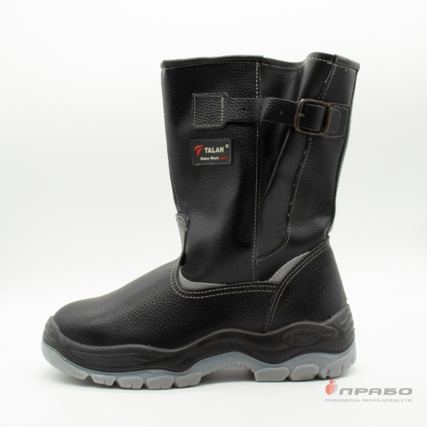 Сапоги с подошвой ПУ/ТПУ, МП и антипрокольной стелькой чёрные