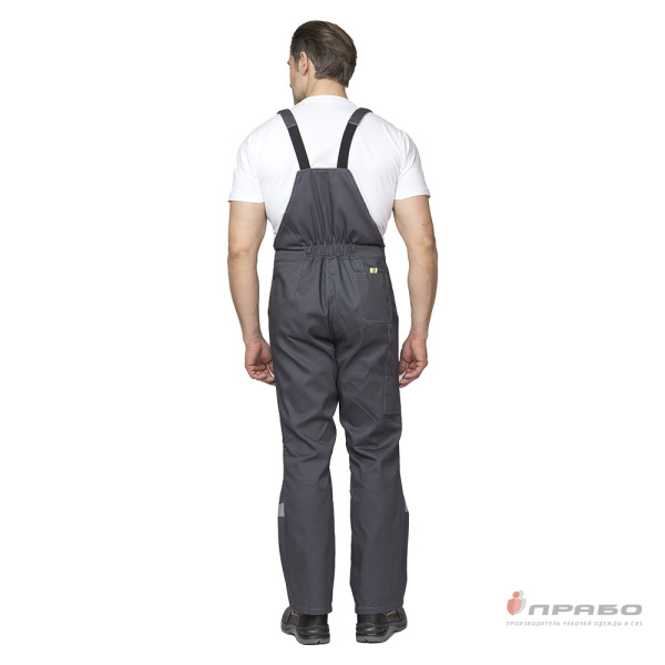 Костюм мужской летний "Профессионал 2 СОП" тёмно-серый/серый (куртка и полукомбинезон)