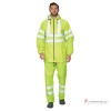 Костюм влагозащитный "Тайфун СОП" лимонный с сигнальными элементами (куртка и брюки)