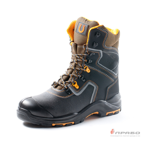 Ботинки с высоким берцем "Perfect Protection PRB10N-CK" ПУ/нитрил, КП, чёрные