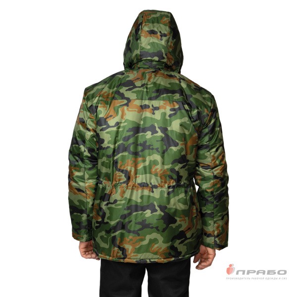 Куртка мужская утеплённая камуфлированная кукла