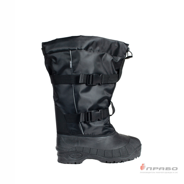 Бахилы рыбацкие шипованные на галоше из ТЭП "Дюна 132ТШ" чёрные (44 см)