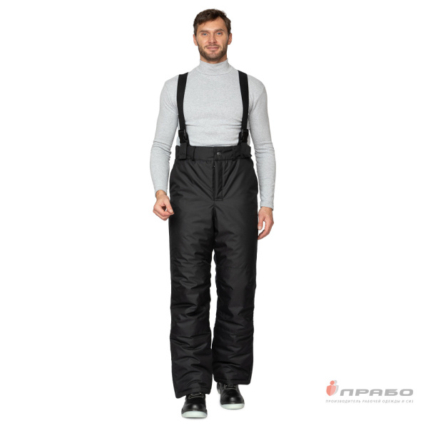 Брюки мужские утеплённые "Аляска Ультра" чёрные