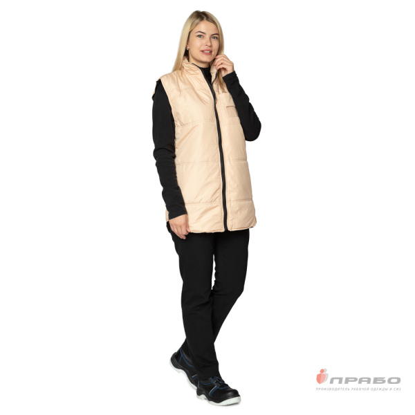 Жилет универсальный утеплённый "Ваш персонал" бежевый