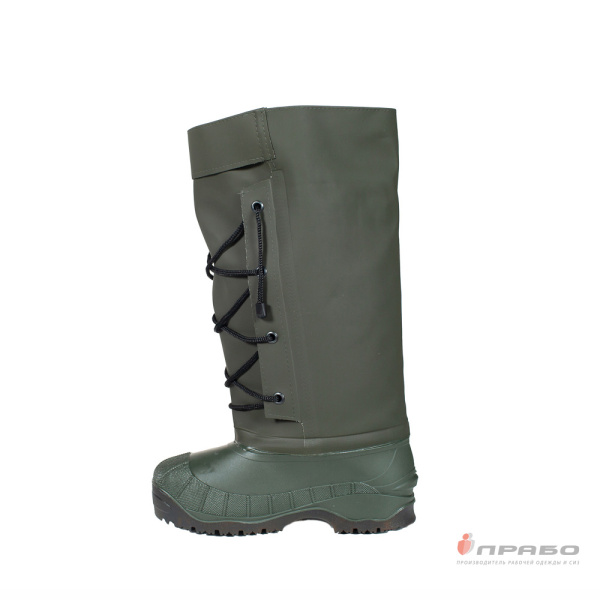 Бахилы рыбацкие шипованные на галоше из ПВХ арт. 131ШУ (44 см) оливковые