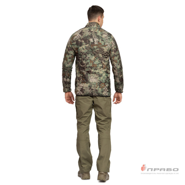 Куртка мужская демисезонная "Бомбер" КМФ питон лес