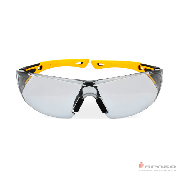 Очки защитные открытые антизапотевающие с двухсторонним покрытием "Компаньон" дымчатые