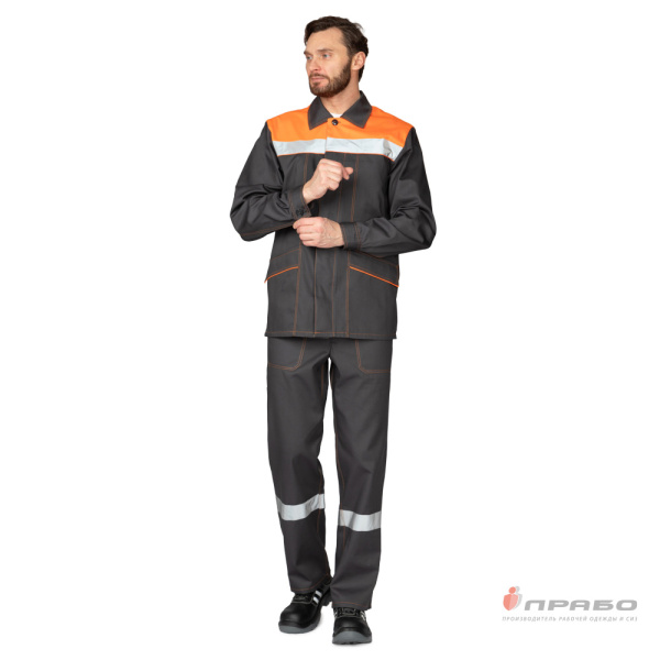 Костюм рабочий летний "КСМ 02-01 ЛО/4" (куртка и полукомбинезон)