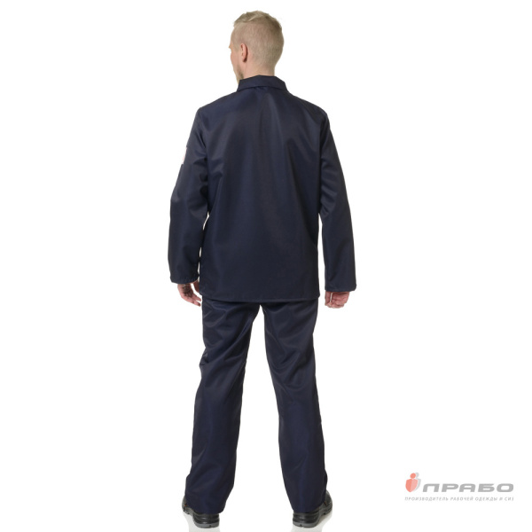 Костюм мужской кислотощелочестойкий (КЩС) синий (куртка и брюки)