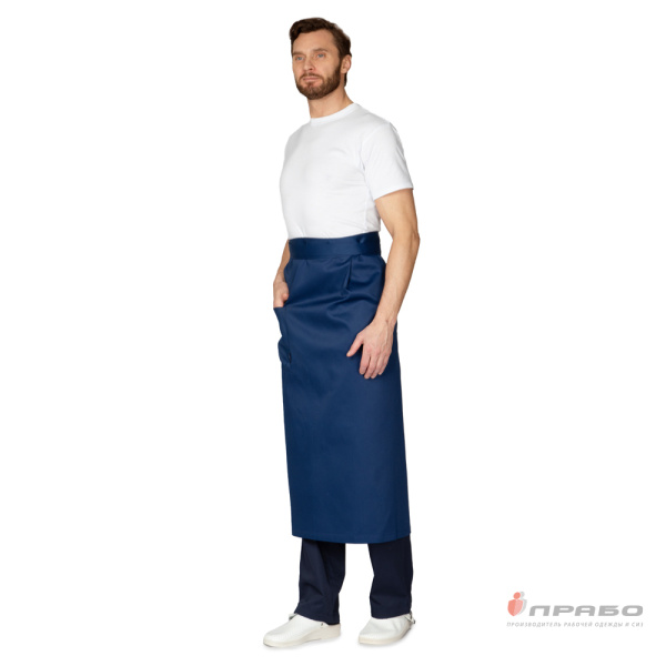 Передник поварской синий