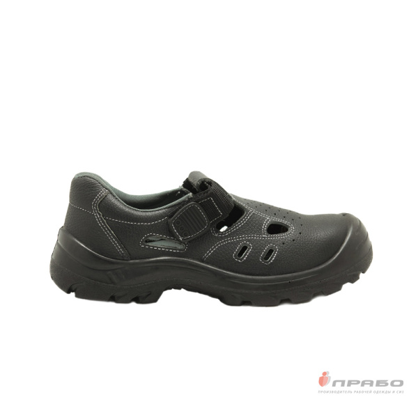 Сандалии "Мастер Л S1Р" на подошве ПУ с антипрокольной стелькой чёрные