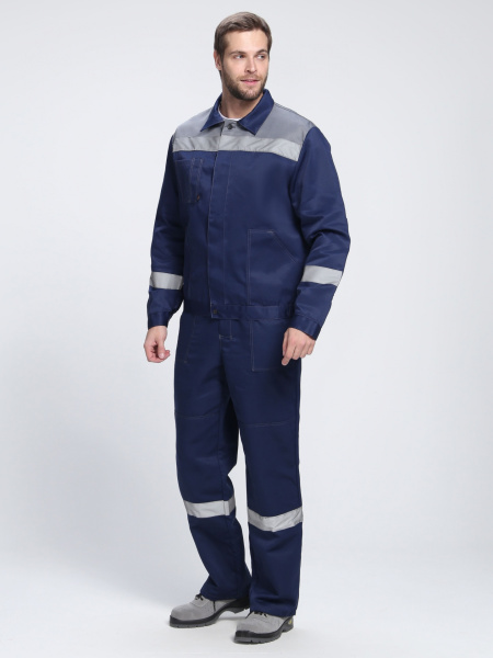 Костюм Легион-2 СОП CH (тк.Смесовая,210) п/к, т.синий/серый