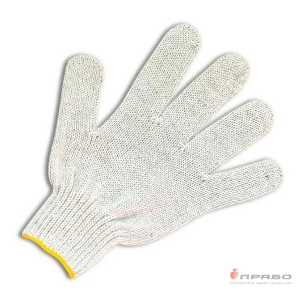 Перчатки х/б (10 класс) Люкс белые