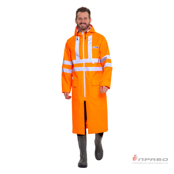 Плащ влагозащитный Extra-Vision WPL СОП оранжевый