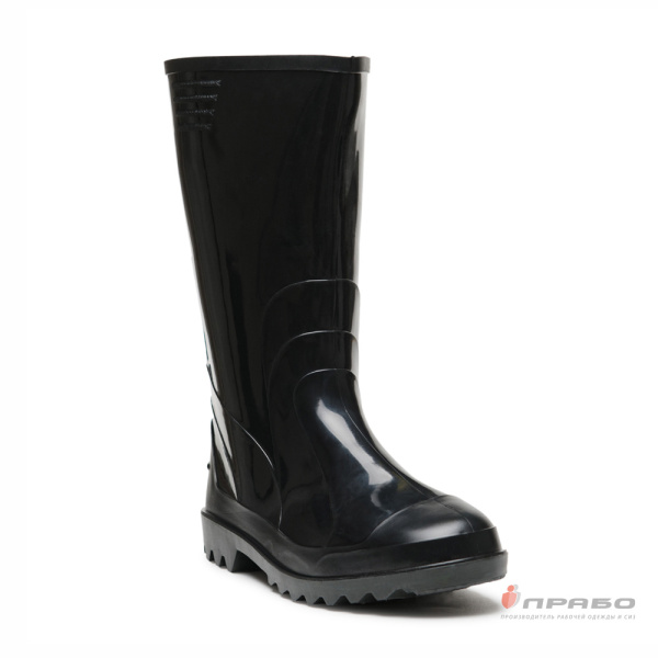 Сапоги мужские демисезонные ПВХ "Дюна 170" чёрные (34 см)