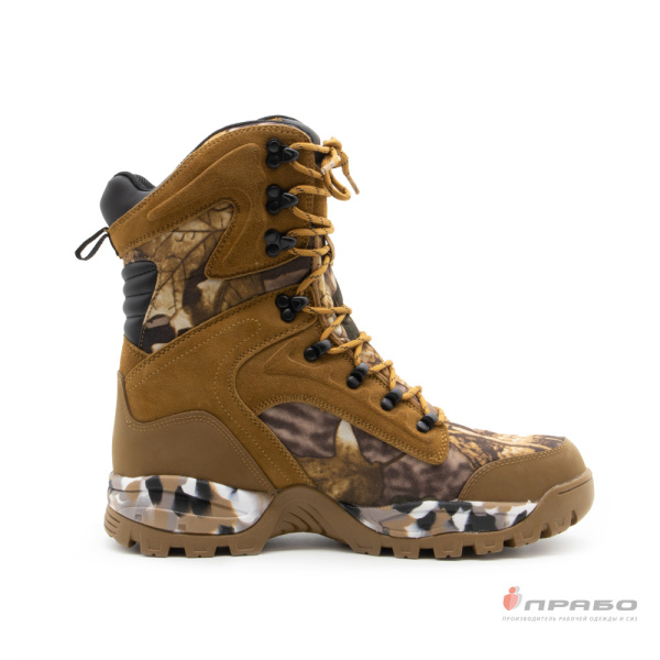 Ботинки мужские арт. 161 коричневый/кмф