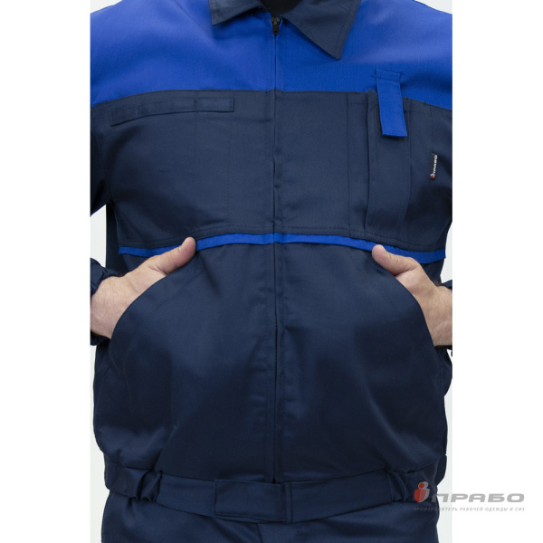 Костюм мужской "Гудзон" эконом (куртка и полукомбинезон)