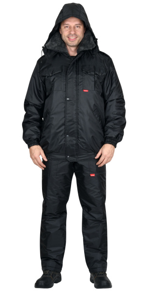 Костюм СИРИУС-ПОЛЮС куртка, брюки черный