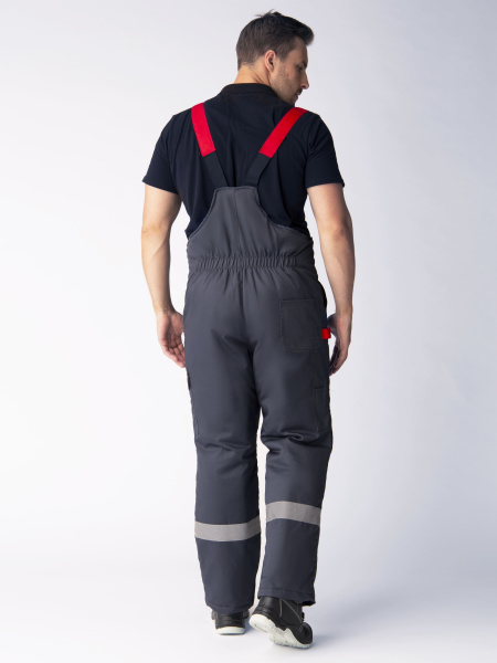 Костюм зимний Фаворит-Мега IMP (тк.Смесовая,240) п/к, серый/черный/красный