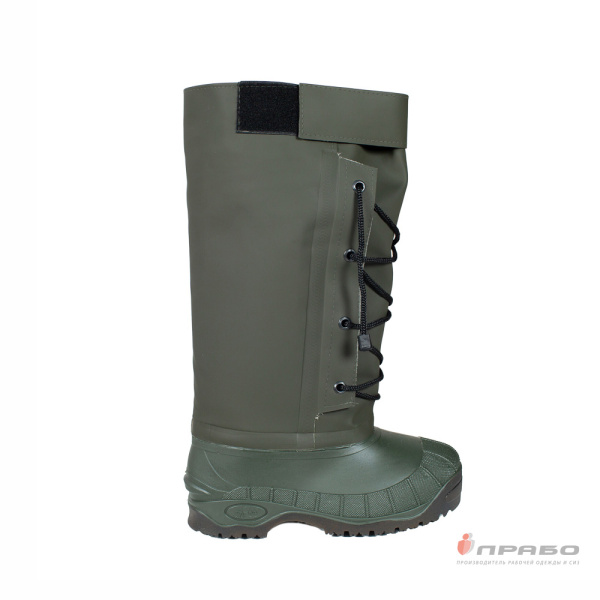 Бахилы рыбацкие шипованные на галоше из ПВХ арт. 131ШУ (44 см) оливковые