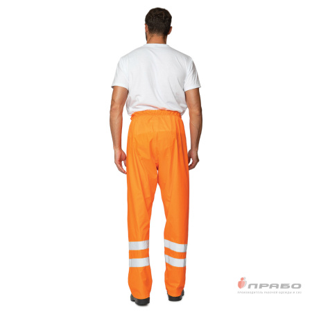 Костюм влагозащитный "Тайфун СОП" оранжевый с сигнальными элементами (куртка и брюки)