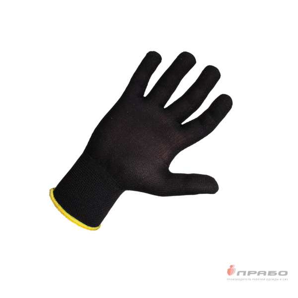 Перчатки бесшовные из полиэстера Jeta Safety JS011pb (13 класс) черные