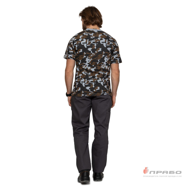 Футболка трикотажная камуфляжная