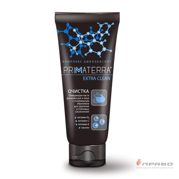 Паста для мытья сильнозагрязненных рук Primaterra Extra Clean, туба 100 мл