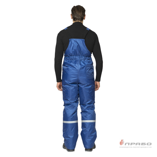 Костюм мужской утеплённый "Стимул-М" василёк/синий (куртка и полукомбинезон)
