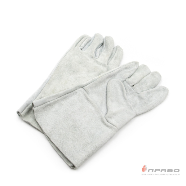 Краги спилковые всесезонные пятипалые EN388, EN407, ТР ТС 019/2011