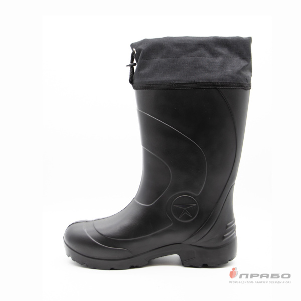 Сапоги мужские утеплённые ЭВА "Барс С-031" чёрные (40 см)