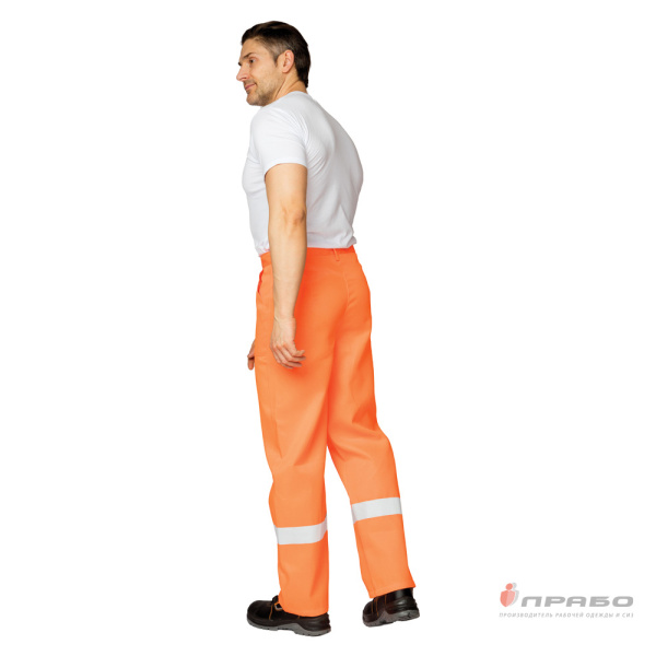 Костюм мужской "Дорожник-1" оранжевый (куртка и брюки)