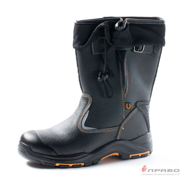 Сапоги рабочие Perfect Protection PRB6-CK ПУ/нитрил, КП и АС чёрные