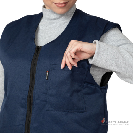 Жилет универсальный утеплённый "Универсал" тёмно-синий