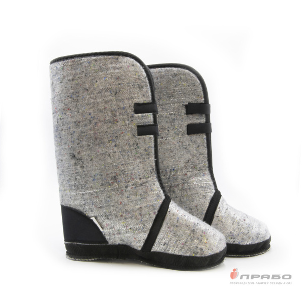 Бахилы рыбацкие шипованные на галоше из ПВХ арт. 133/01ШУ (44 см) оливковый/кмф